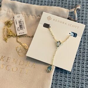NYT Kendra Scott Camry gold Y necklace
